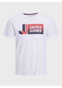 Jack&Jones Junior T-Shirt 12230828 Biały Standard Fit ze sklepu MODIVO w kategorii T-shirty chłopięce - zdjęcie 168647000