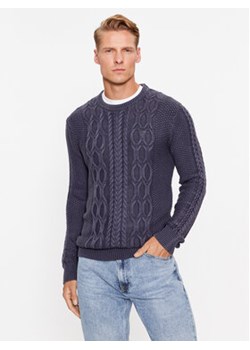 Guess Sweter Andy M3BR21 Z2BB0 Niebieski Regular Fit ze sklepu MODIVO w kategorii Swetry męskie - zdjęcie 168647162