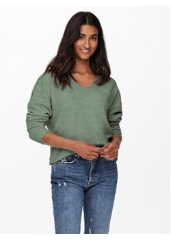 ONLY Sweter 15224360 Zielony Regular Fit ze sklepu MODIVO w kategorii Swetry damskie - zdjęcie 168647301