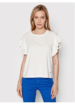 Please Bluzka T0GJOP9C09 Biały Regular Fit ze sklepu MODIVO w kategorii Bluzki damskie - zdjęcie 168647592