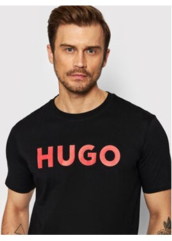 Hugo T-Shirt Dulivio 50467556 Czarny Regular Fit ze sklepu MODIVO w kategorii T-shirty męskie - zdjęcie 168647593