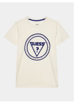 Guess T-Shirt L3BI33 J1314 Biały Regular Fit ze sklepu MODIVO w kategorii T-shirty chłopięce - zdjęcie 168647614
