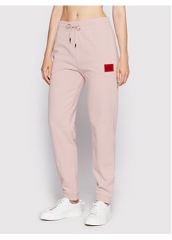 Hugo Spodnie dresowe Dachibi_Redlabel 50455983 Różowy Regular Fit ze sklepu MODIVO w kategorii Spodnie damskie - zdjęcie 168648232