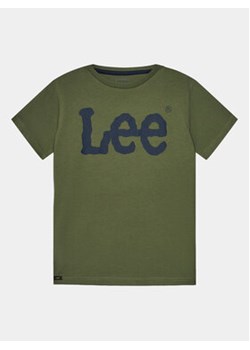 Lee T-Shirt Wobbly Graphic LEE0002 Zielony Regular Fit ze sklepu MODIVO w kategorii T-shirty chłopięce - zdjęcie 168648482