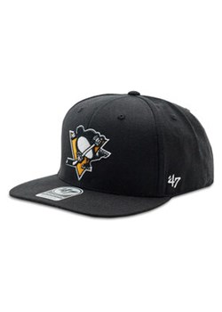 47 Brand Czapka z daszkiem NHL Pittsburgh Penguins No Shot '47 CAPTAIN H-NSHOT15WBP-BK Czarny ze sklepu MODIVO w kategorii Czapki z daszkiem męskie - zdjęcie 168648590