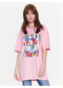 LTB T-Shirt Sileze 80013 60181 Różowy Oversize ze sklepu MODIVO w kategorii Bluzki damskie - zdjęcie 168648731