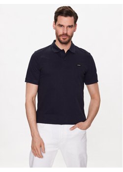 Calvin Klein Polo K10K111196 Granatowy Slim Fit ze sklepu MODIVO w kategorii T-shirty męskie - zdjęcie 168648734