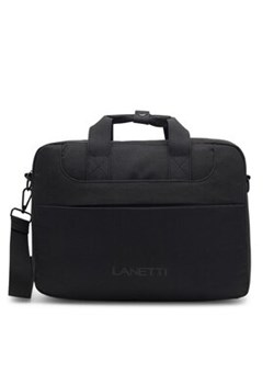 Lanetti Torba na laptopa LAN-K-007-04L Czarny ze sklepu MODIVO w kategorii Torby na laptopa - zdjęcie 168649061