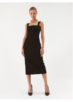 Versace Jeans Couture Sukienka jeansowa 75HAO950 Czarny Slim Fit ze sklepu MODIVO w kategorii Sukienki - zdjęcie 168649432