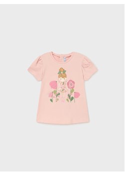 Mayoral T-Shirt 1005 Różowy Regular Fit ze sklepu MODIVO w kategorii Koszulki niemowlęce - zdjęcie 168650392