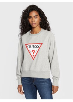 Guess Bluza Original W2YQ16 KBA10 Szary Regular Fit ze sklepu MODIVO w kategorii Bluzy damskie - zdjęcie 168650952