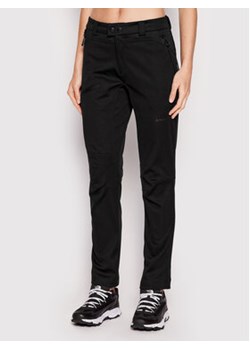 Bergson Spodnie outdoor Fettle Czarny Regular Fit ze sklepu MODIVO w kategorii Spodnie damskie - zdjęcie 168651671