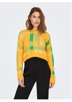 ONLY Sweter Kelly 15264617 Żółty Regular Fit ze sklepu MODIVO w kategorii Swetry damskie - zdjęcie 168651893