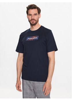 Jack&Jones T-Shirt Navigator 12229758 Granatowy Standard Fit ze sklepu MODIVO w kategorii T-shirty męskie - zdjęcie 168651982