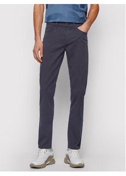 Boss Spodnie materiałowe Delaware 3-5-20 50449504 Granatowy Slim Fit ze sklepu MODIVO w kategorii Spodnie męskie - zdjęcie 168652101