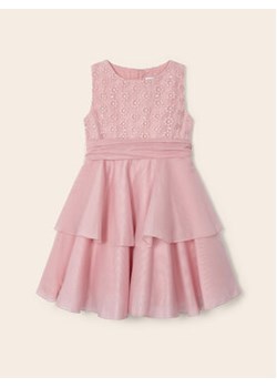 Mayoral Sukienka elegancka 3912 Różowy ze sklepu MODIVO w kategorii Sukienki dziewczęce - zdjęcie 168652184
