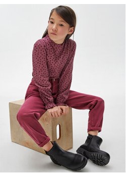 Mayoral Spodnie materiałowe 7.510 Fioletowy Regular Fit ze sklepu MODIVO w kategorii Spodnie dziewczęce - zdjęcie 168652414