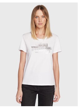 Pepe Jeans T-Shirt Piper PL505228 Biały Regular Fit ze sklepu MODIVO w kategorii Bluzki damskie - zdjęcie 168652842
