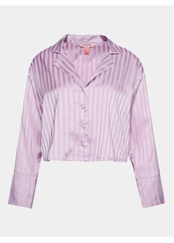 Hunkemöller Koszulka piżamowa 203168 Fioletowy Comfortable Fit ze sklepu MODIVO w kategorii Piżamy damskie - zdjęcie 168653341
