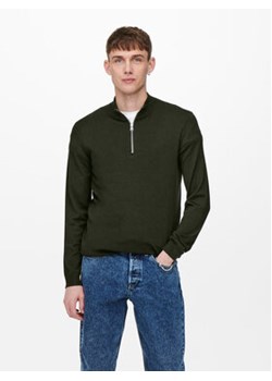 Only & Sons Sweter 22021264 Zielony Regular Fit ze sklepu MODIVO w kategorii Swetry męskie - zdjęcie 168653352