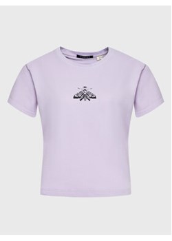 Kaotiko T-Shirt Washed Moth AL003-01-M002 Fioletowy Regular Fit ze sklepu MODIVO w kategorii Bluzki damskie - zdjęcie 168653373