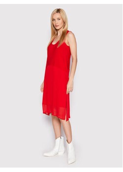 DKNY Sukienka letnia P22DAEJR Czerwony Regular Fit ze sklepu MODIVO w kategorii Sukienki - zdjęcie 168653582