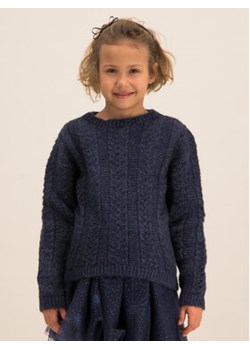 Mayoral Sweter 7302 Granatowy Regular Fit ze sklepu MODIVO w kategorii Swetry dziewczęce - zdjęcie 168653772