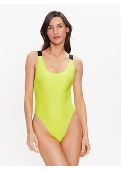 Calvin Klein Swimwear Strój kąpielowy KW0KW01996 Żółty ze sklepu MODIVO w kategorii Stroje kąpielowe - zdjęcie 168653960