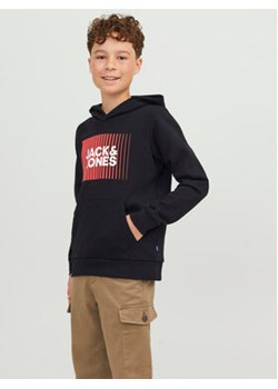 Jack&Jones Junior Bluza 12237459 Czarny Regular Fit ze sklepu MODIVO w kategorii Bluzy chłopięce - zdjęcie 168654060