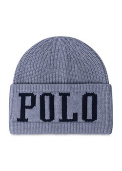 Polo Ralph Lauren Czapka Hat 322817530007 Szary ze sklepu MODIVO w kategorii Czapki zimowe damskie - zdjęcie 168654343
