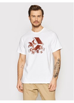 Converse T-Shirt 10022944-A02 Biały Standard Fit ze sklepu MODIVO w kategorii T-shirty męskie - zdjęcie 168654802