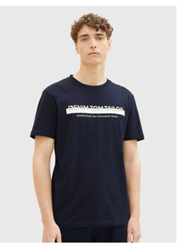 Tom Tailor Denim T-Shirt 1037653 Granatowy Basic Fit ze sklepu MODIVO w kategorii T-shirty męskie - zdjęcie 168655022