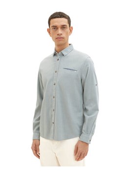Tom Tailor Koszula 1034895 Zielony ze sklepu MODIVO w kategorii Koszule męskie - zdjęcie 168655172