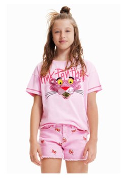Desigual T-Shirt 23SGTK12 Różowy Regular Fit ze sklepu MODIVO w kategorii Bluzki dziewczęce - zdjęcie 168656031