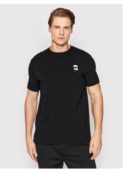 KARL LAGERFELD T-Shirt Crew Neck 755027 500221 Czarny Regular Fit ze sklepu MODIVO w kategorii T-shirty męskie - zdjęcie 168656224
