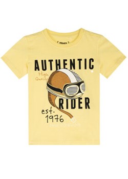 Primigi T-Shirt Ride Fast 45222007 Żółty Regular Fit ze sklepu MODIVO w kategorii Bluzki dziewczęce - zdjęcie 168656310