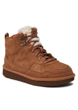 Ugg Sneakersy K Highland Hi Heritage 1134550K Brązowy ze sklepu MODIVO w kategorii Buty zimowe dziecięce - zdjęcie 168656450