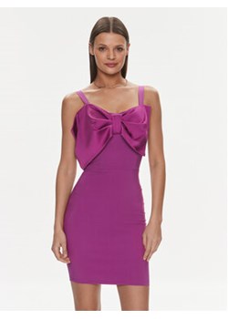 Rinascimento Sukienka koktajlowa CFC0117420003 Fioletowy Slim Fit ze sklepu MODIVO w kategorii Sukienki - zdjęcie 168656661