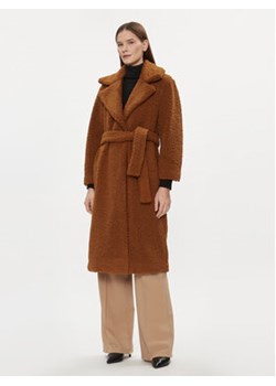 Sisley Płaszcz przejściowy 2XFQLN033 Brązowy Comfort Fit ze sklepu MODIVO w kategorii Płaszcze damskie - zdjęcie 168656793