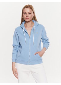 Polo Ralph Lauren Bluza 211891559014 Niebieski Regular Fit ze sklepu MODIVO w kategorii Bluzy damskie - zdjęcie 168657520