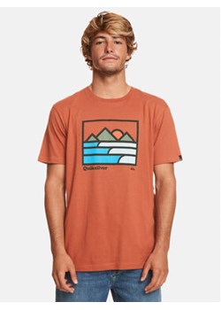 Quiksilver T-Shirt Landscapelines Tees EQYZT07450 Pomarańczowy Regular Fit ze sklepu MODIVO w kategorii T-shirty męskie - zdjęcie 168657572