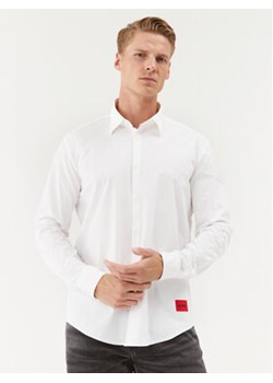 Hugo Koszula Ermo 50490733 Biały Slim Fit ze sklepu MODIVO w kategorii Koszule męskie - zdjęcie 168657872