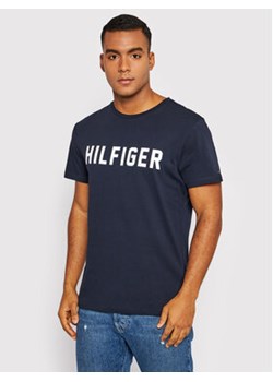 Tommy Hilfiger T-Shirt Ss Tee UM0UM02011 Granatowy Regular Fit ze sklepu MODIVO w kategorii T-shirty męskie - zdjęcie 168658282