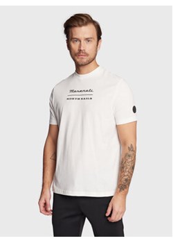 North Sails T-Shirt MASERATI 452312 Biały Regular Fit ze sklepu MODIVO w kategorii T-shirty męskie - zdjęcie 168658454