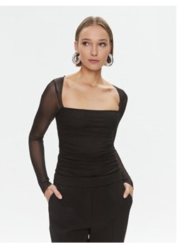 Gina Tricot Bluzka 20541 Czarny Regular Fit ze sklepu MODIVO w kategorii Bluzki damskie - zdjęcie 168658692