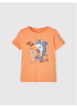 NAME IT T-Shirt Fritz Ss 13200922 Pomarańczowy Regular Fit ze sklepu MODIVO w kategorii Koszulki niemowlęce - zdjęcie 168658881