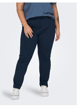 ONLY Carmakoma Spodnie materiałowe Goldtrash 15174938 Niebieski Regular Fit ze sklepu MODIVO w kategorii Spodnie damskie - zdjęcie 168658973