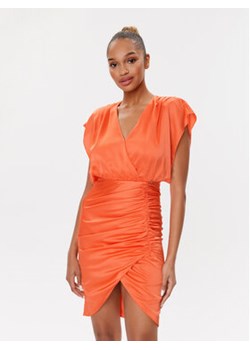 Marciano Guess Sukienka codzienna 3YGK48 9444Z Pomarańczowy Bodycon Fit ze sklepu MODIVO w kategorii Sukienki - zdjęcie 168659162