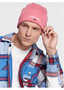 Tommy Jeans Czapka AM0AM10395 Różowy ze sklepu MODIVO w kategorii Czapki zimowe męskie - zdjęcie 168659610