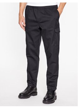 Jack&Jones Spodnie materiałowe 12237534 Czarny Wide Leg ze sklepu MODIVO w kategorii Spodnie męskie - zdjęcie 168659693